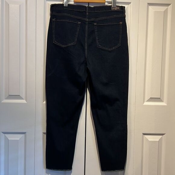 Nanette Lepore “Belle” Dark Wash‎ High Rise Ankle Slim Jeans Size 16 - Picture 8 of 13